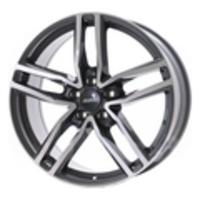 Alutec 7,5x17/5x108 ET52,5 D63,4 Ikenu Graphite front polished